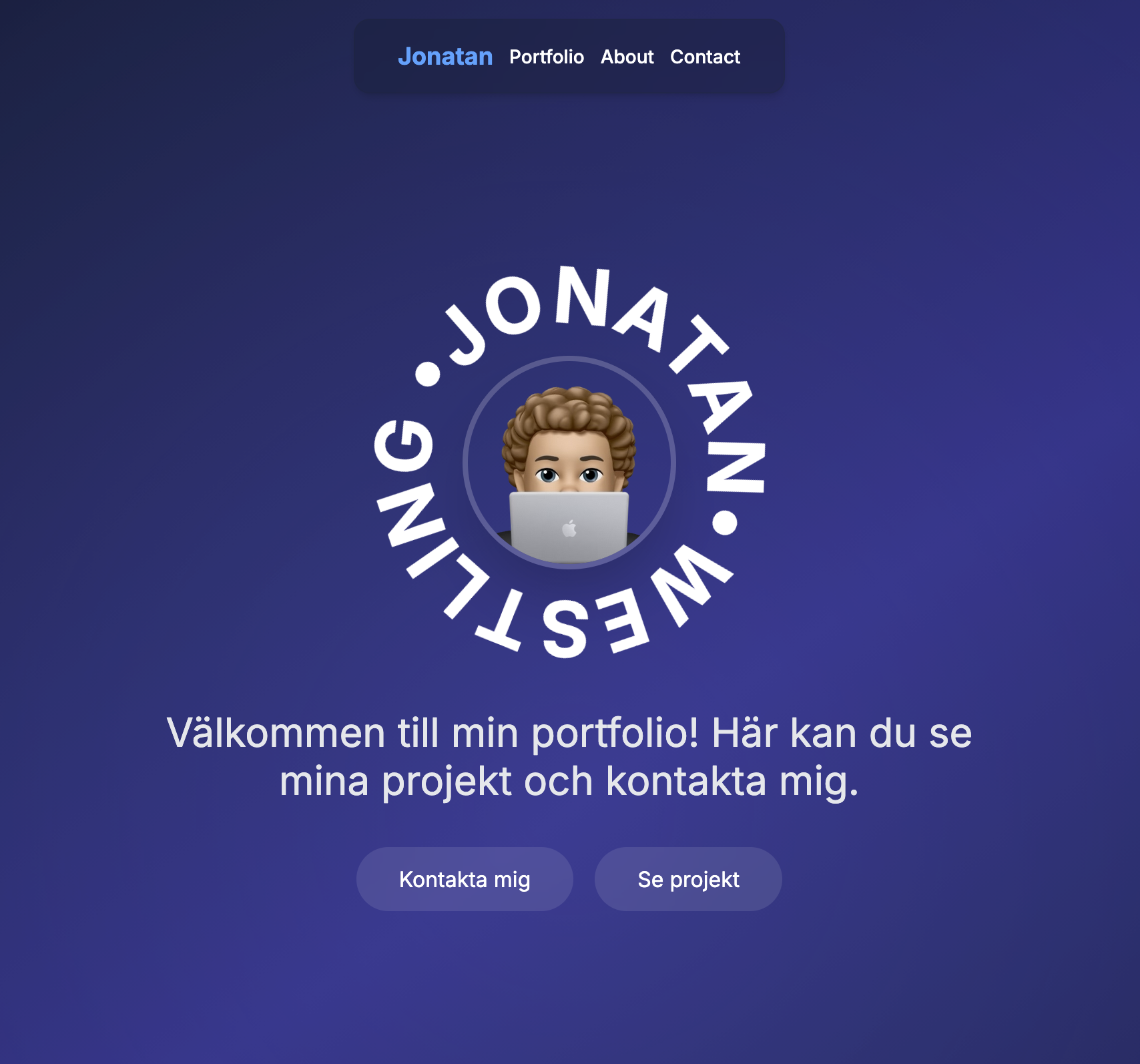 This portfolio website